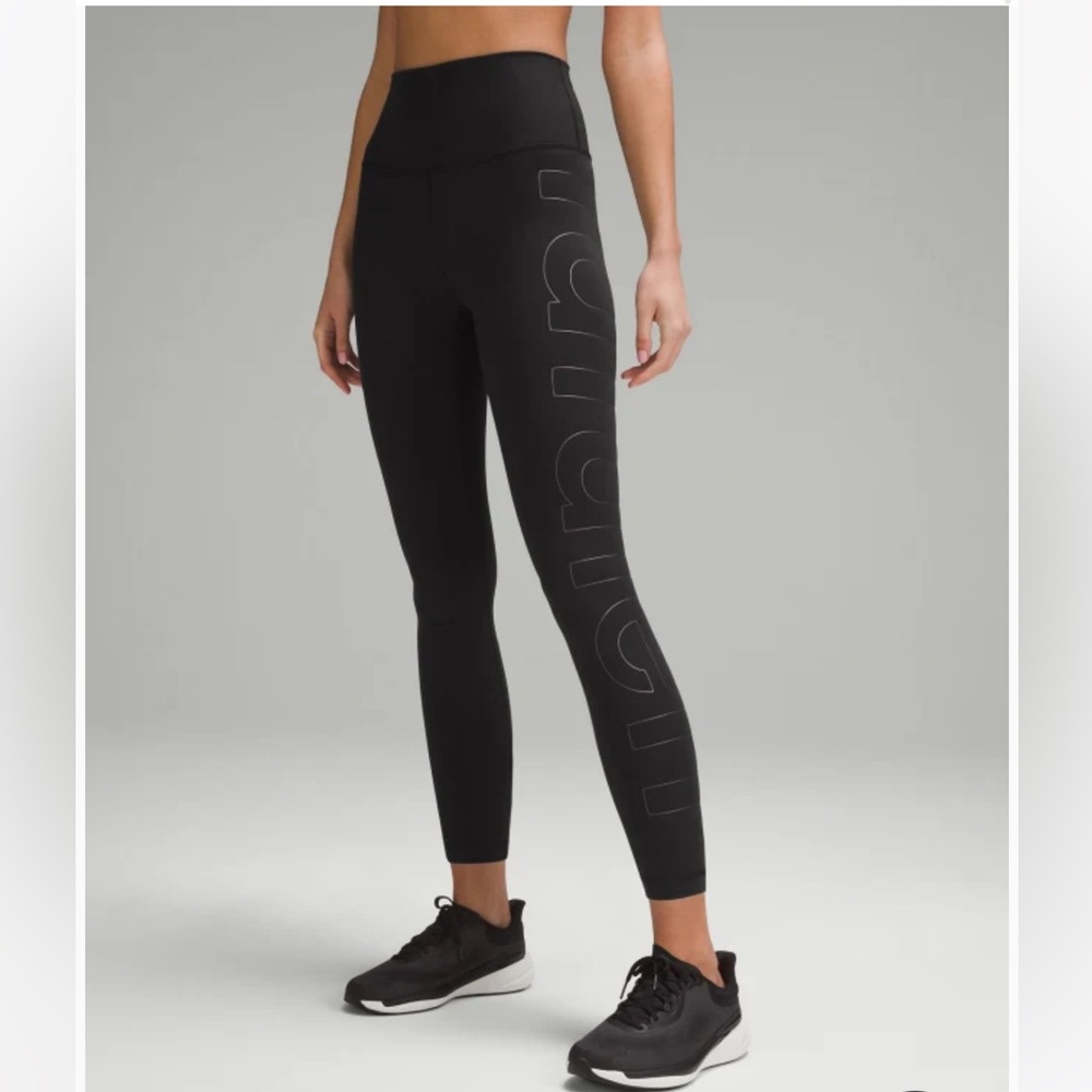 Lululemon wunder train high rise tight 25” graphic